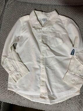 Old Navy White Boys' Dress Shirt - 5T- NWT!